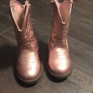 Nina sz 5 toddler infant cowgirl boots pink